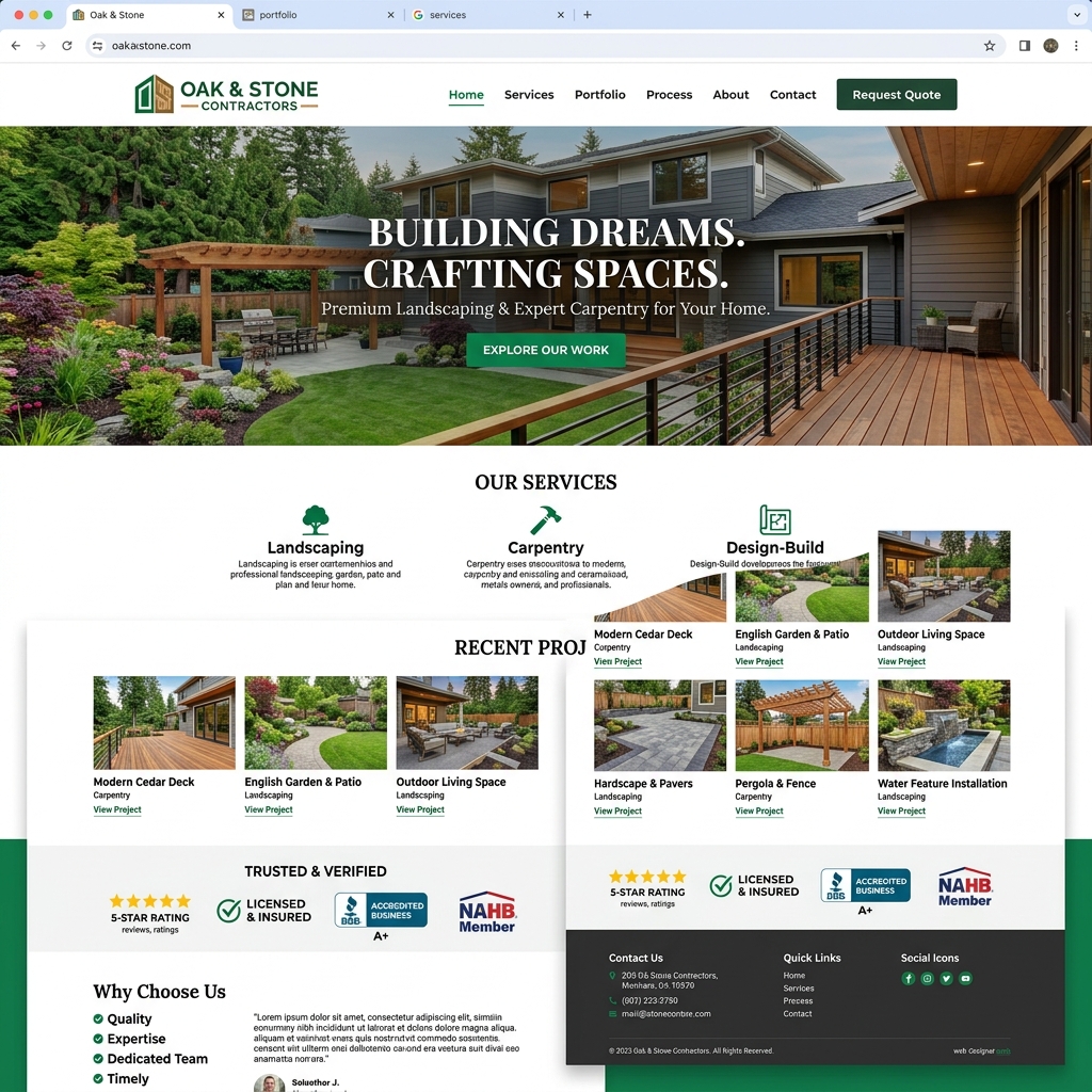 Oak & Stone Contractors Preview
